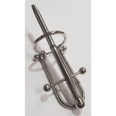 Prince Albert Wand With Barbell & Glans Ring Penis Plugs